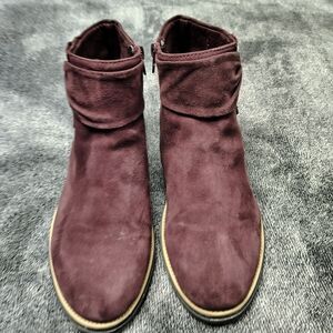 Clarks Women's Ankle Boots - Deep Burgundy